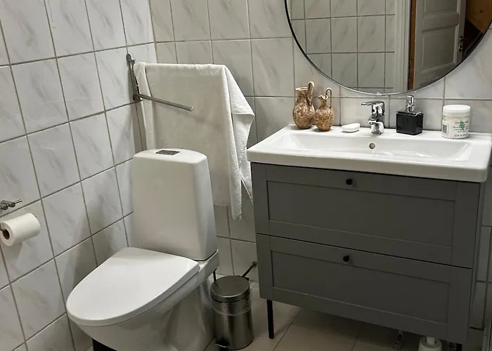 With Sauna Near Rough Mountains, Myrvn 4 Apartment